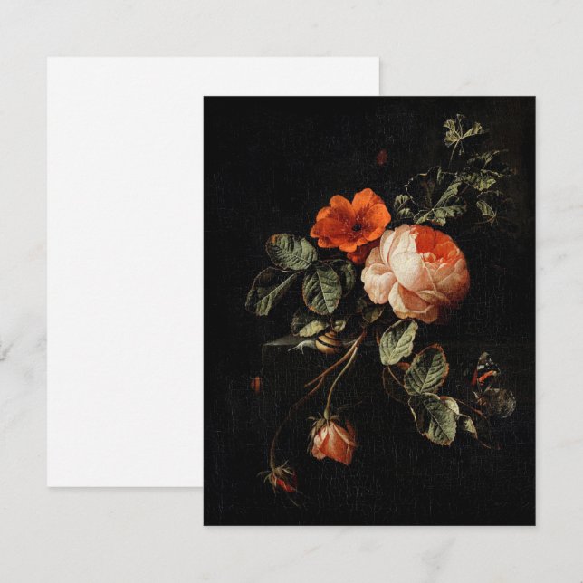 Vida contínua com Rosas (Frente/Verso)