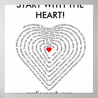 Vida de acordo com Cardio Coach Poster