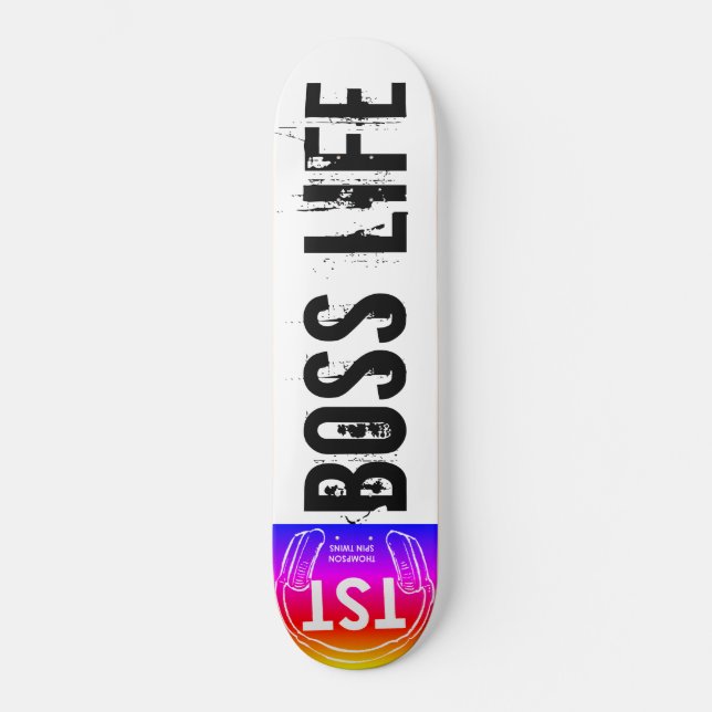 VIDA DE CHEFE  Skateboard (Frente)