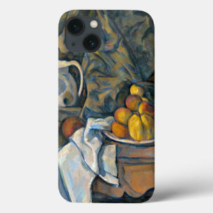 Vida de Paul Cezanne ainda com maçãs e pêsseg