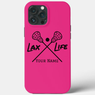 Vida do Lacrosse (Lacrosse) rosa personalizado