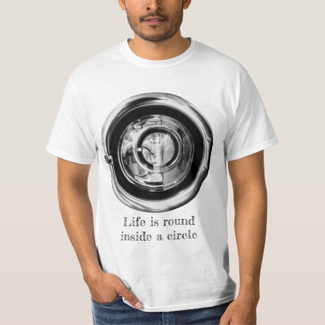 Vida em um Círculo – Camiseta Conceitual (Frente)