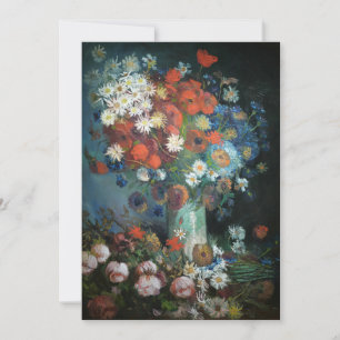 Vida Estática com Flores de Prados Vincent van G