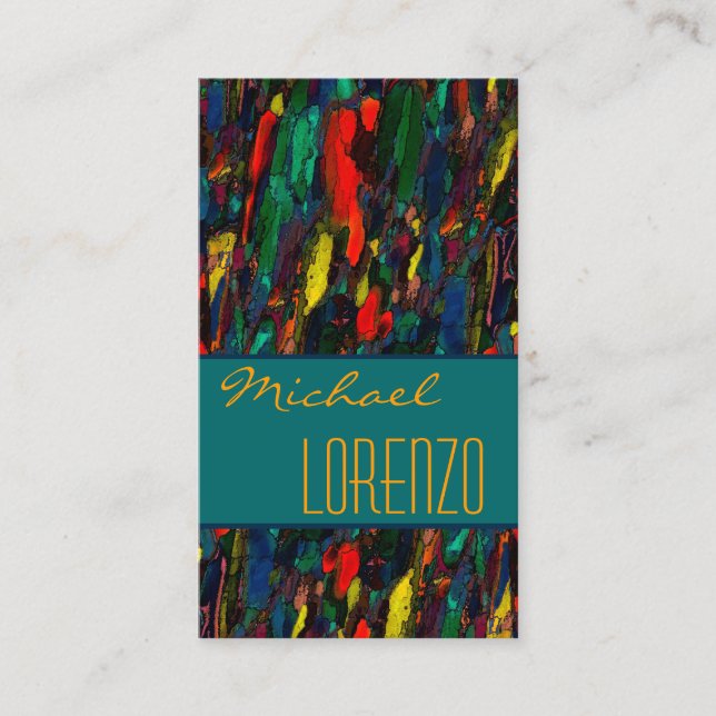 Vida na Cidade ~ Cartões de visitas UNISEX (Frente)