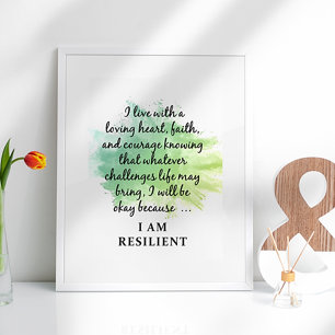 VIDA RESILIENTE: POSTER DO CORAÇÃO AMOR
