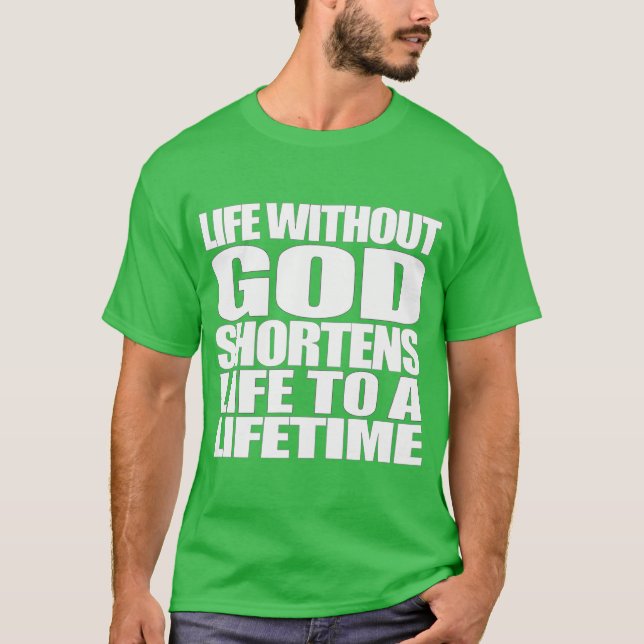 Vida sem Deus T-Shirt (Frente)