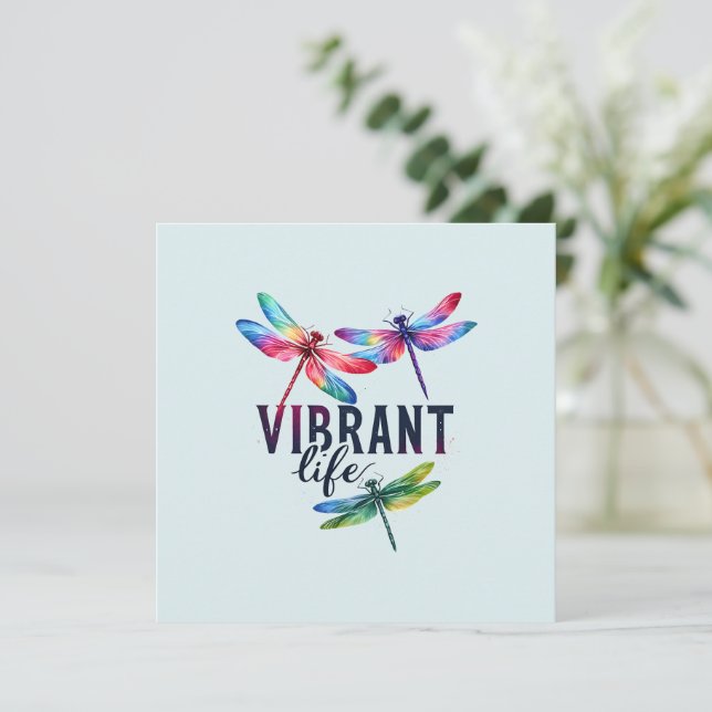 Vida Vibrante - Dragonista Artístico (Em pé/Frente)