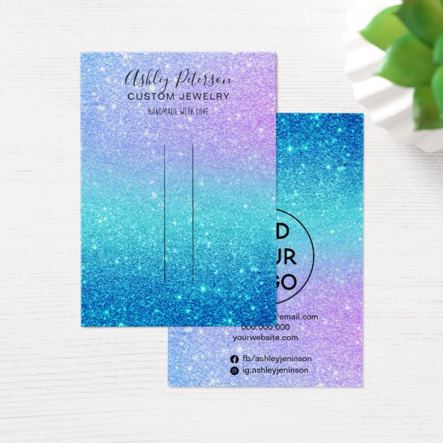 vídeo de clipe de cabelo de joias azuis com brilho (Mesa)