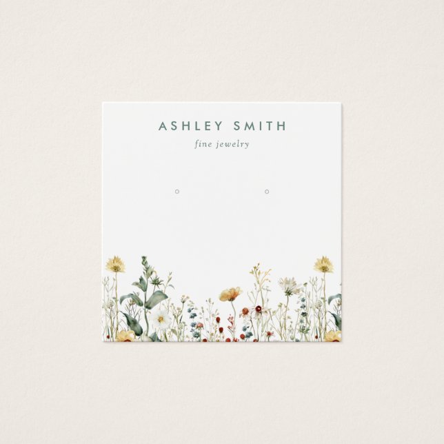 Vídeo de Verão de Wildflower Field Earration (Frente)