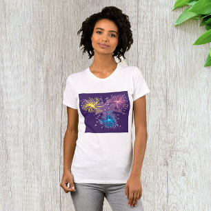 Vídeo do Fireworks Womens T-Shirt