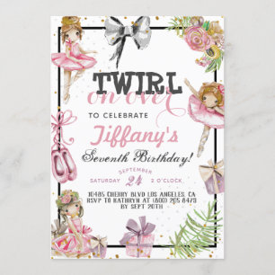 Vídeo Sobre O Convite De Aniversário De Ballerin