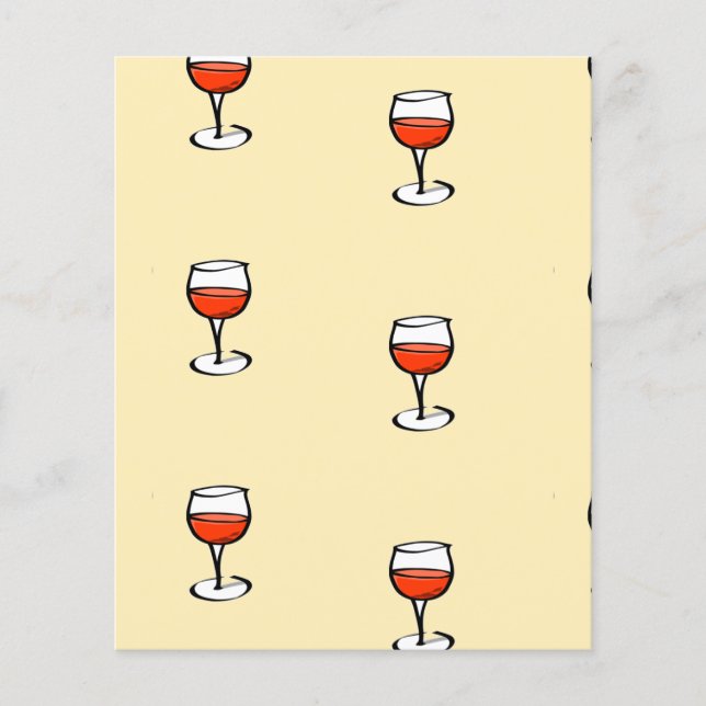 Vidro de vinho em laranja (Frente)