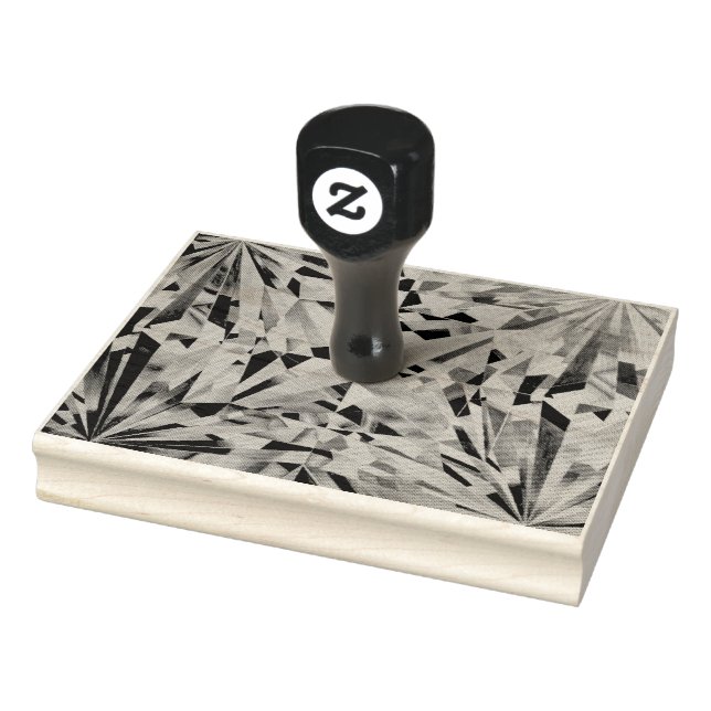 Vidro Diamond 4" x Carimbo de Borracha 5" (Carimbo)