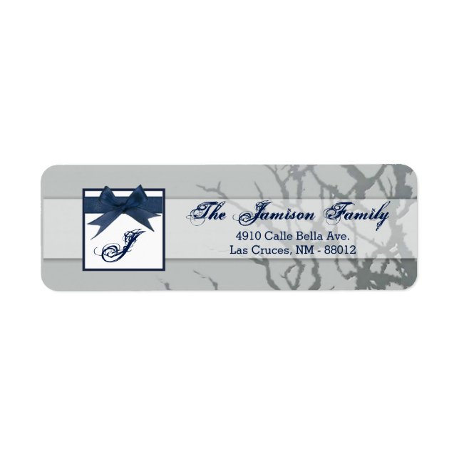 Vidro do Fosco da etiqueta do endereço de devoluçã (Frente)