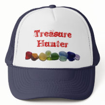 Vidro do mar, boné de beisebol de vidro do