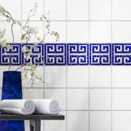 Vidro e Pérola Azul de Arte Mosaica, Azulejo Quebr