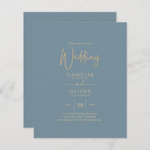 Vidro Elegante de Vidro Elegante Dourado Casamento