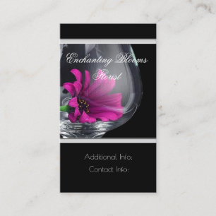 Vidro Floral Cartão de visita 2