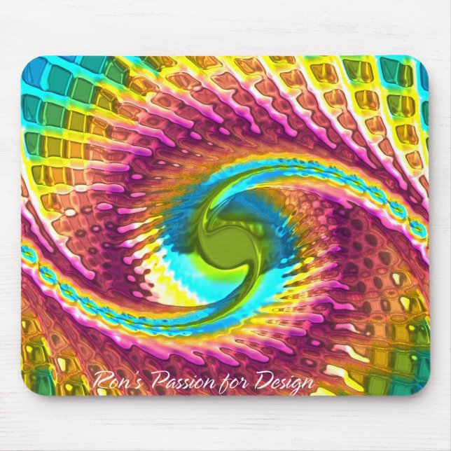 Vidro Fractal 7 Mousepad (Frente)