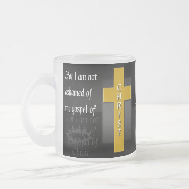 Vidro Jateado 1:16 dos romanos uma caneca de café do verso da (Esquerda)
