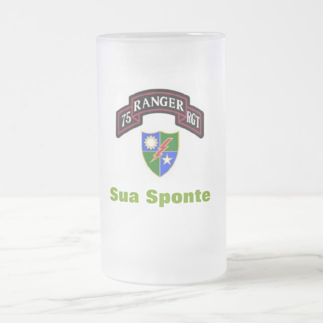 Vidro Jateado 75th Caneca de cerveja da cerveja do fosco da (Centro)