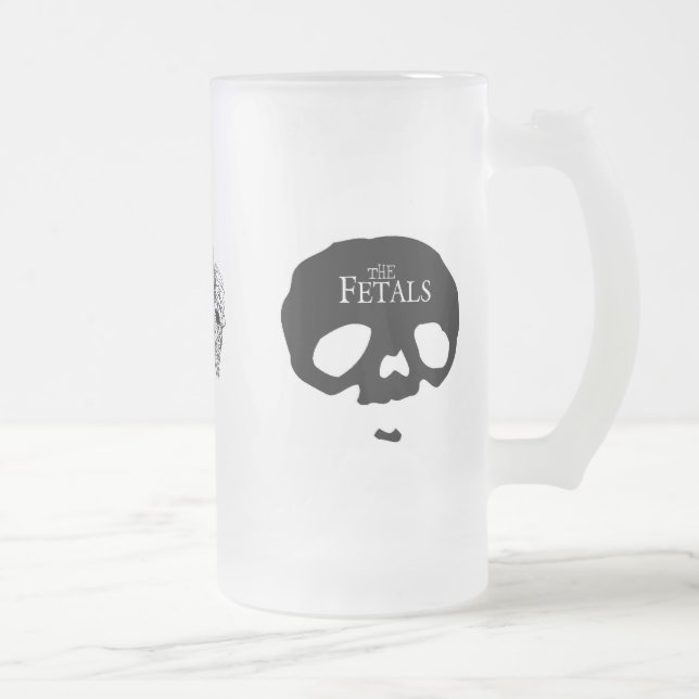 Vidro Jateado A caneca de cerveja de Fetals (Direita)