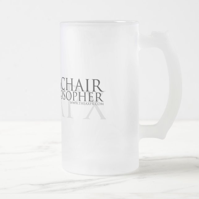 Vidro Jateado A caneca de cerveja do fosco de AxPx (Direita)