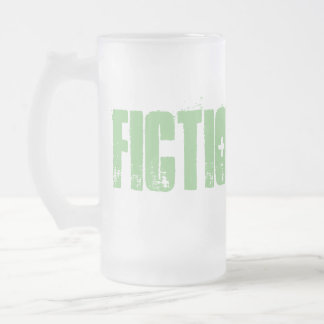 Vidro Jateado a ficção persegue a caneca de cerveja