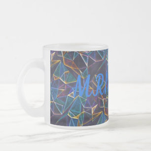 Vidro Jateado Bolhas quebradas de café caneca