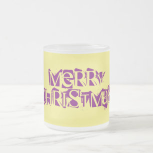 Vidro Jateado caneca de café