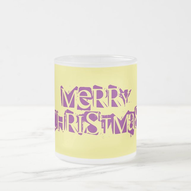 Vidro Jateado caneca de café (Centro)