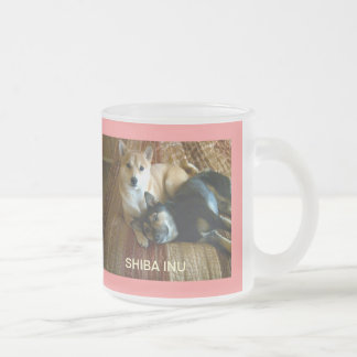 Vidro Jateado caneca de café 16oz branco