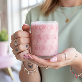 Vidro Jateado Caneca de Café Barb
