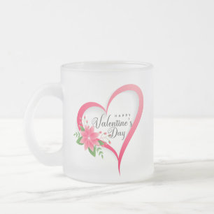 Vidro Jateado Caneca de café Dia dos Namorados-53816