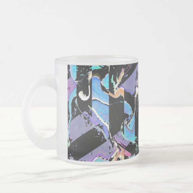 Vidro Jateado Caneca de café feia (Esquerda)