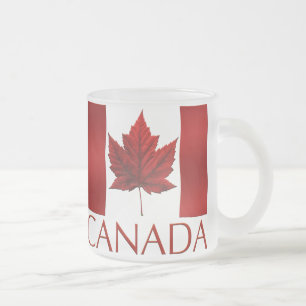 Vidro Jateado Caneca de Canadá do copo de café da lembrança d