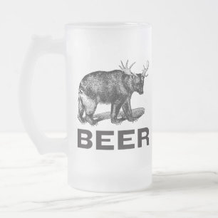 Vidro Jateado Caneca de cerveja