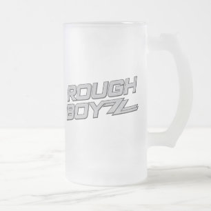 Vidro Jateado Caneca de cerveja áspera do fosco de BoyZZ