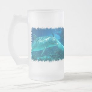 Vidro Jateado Caneca de cerveja brincalhão do fosco dos
