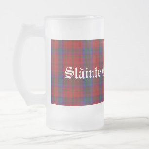 Vidro Jateado Caneca de cerveja Clã MacDougall Tartan Clássica