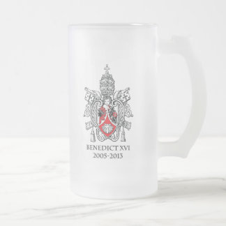 Vidro Jateado Caneca de cerveja de Benedicy XVI