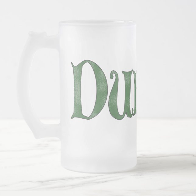 Vidro Jateado Caneca de cerveja de cerveja de Dublin (Esquerda)