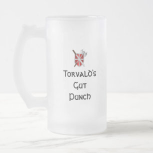 Vidro Jateado Caneca de cerveja de Cerveja de Torvald