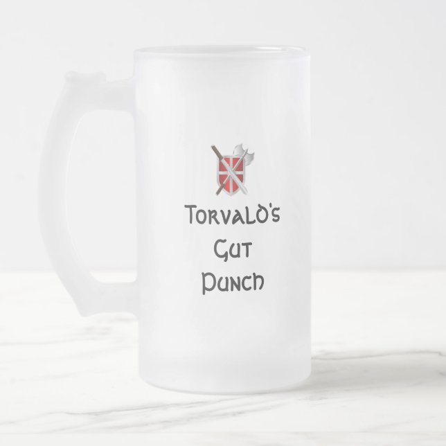 Vidro Jateado Caneca de cerveja de Cerveja de Torvald (Esquerda)
