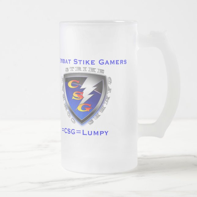 Vidro Jateado Caneca de cerveja de Lumy (Direita)