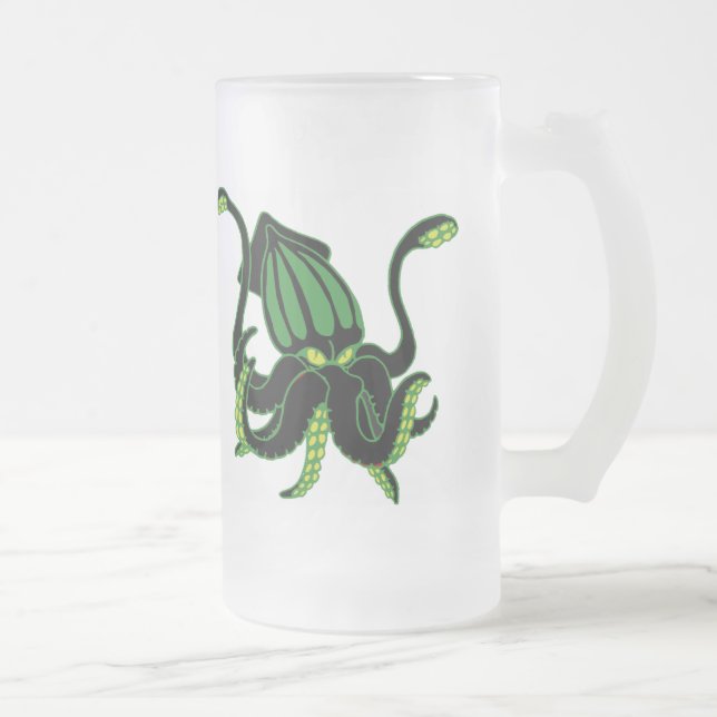 Vidro Jateado Caneca de cerveja de TEAM-CHOCO (Direita)