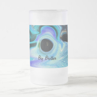 VIDRO JATEADO CANECA DE CERVEJA DO BIG BROTHER!! FORA DA CAIXA