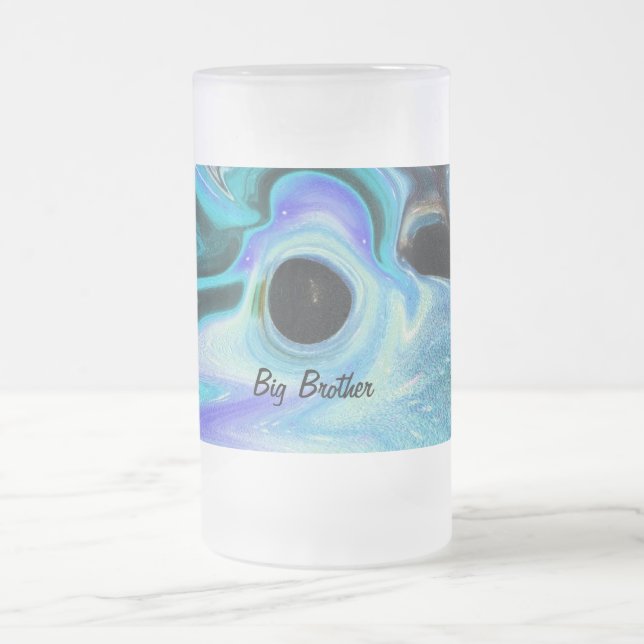 VIDRO JATEADO CANECA   DE CERVEJA DO BIG BROTHER!! FORA DA CAIXA (Centro)