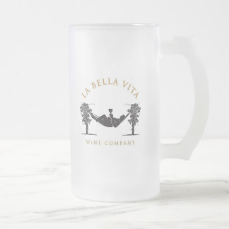 Vidro Jateado Caneca de cerveja do Co do vinho de Vita do La