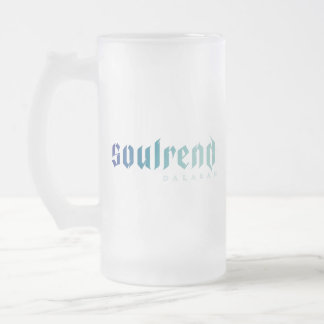Vidro Jateado Caneca de cerveja do crânio de Soulrend